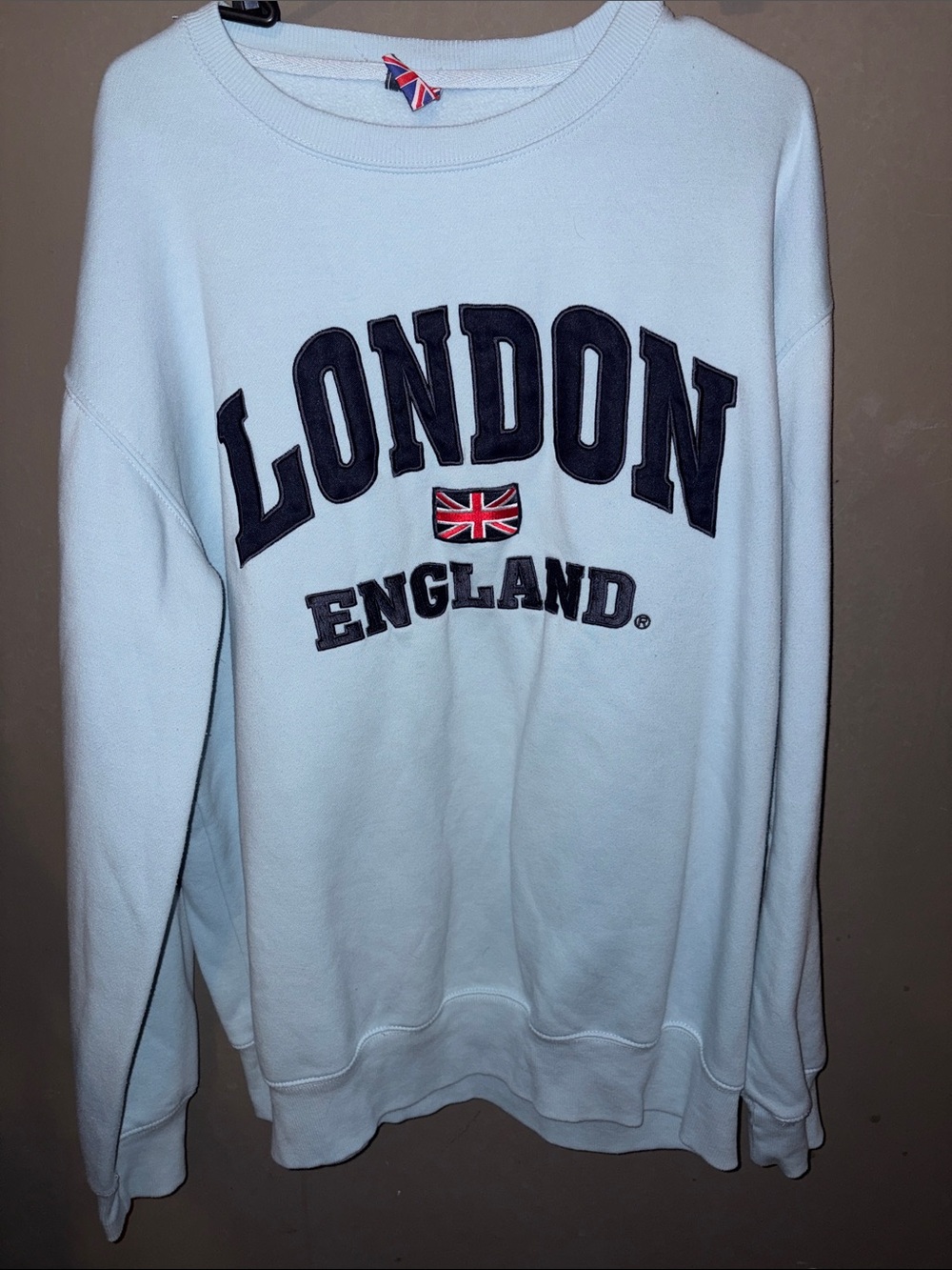 London England Crewneck Sweatshirt - Light Blue